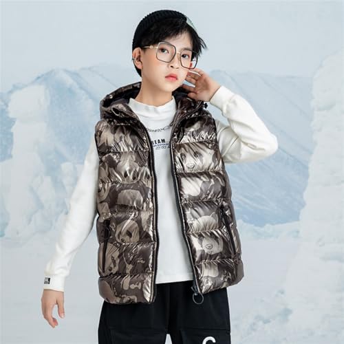 Boys Puffer Vest Lightweight Sleeveless Jackets Hooded Winter Fall Vests Quilted Coat3