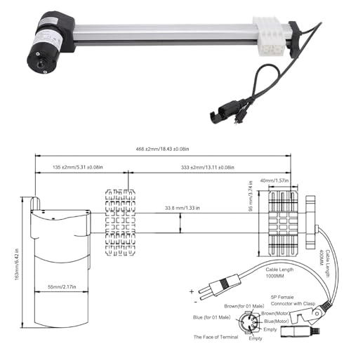 Motor para sillón reclinable: actuador eléctrico CC 29V contra atascos de sofá 3