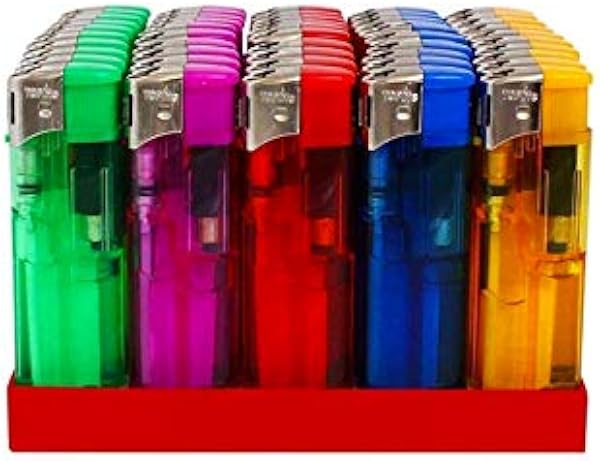 Encendedor Electrónico Recargable con Llama Ajustable