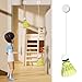Jesscasday Glowing Badminton Trainer Self Study Practice Stretch Badminton Rebounds Training Single Accompanying Exercise Tools Self Study Shuttlecock Rebounds