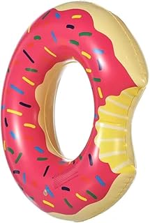 Boia Donuts Inflável Premium Rosquinha Mordida para Piscina Praia Festa Diversão Garantida Resistente e Confortável