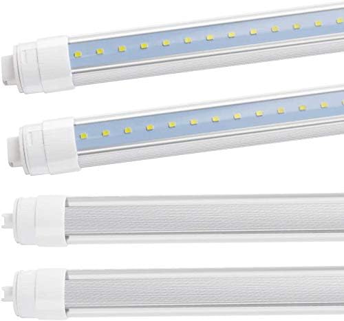 Miniatura 6 de Paquete de 10 luces R17D HO F36 F48 F60 F72 F84 T8 T10 T12 Fluorescentes de repuesto 6500K blanco frío doble cara 360 cobertura LED tubo luz para