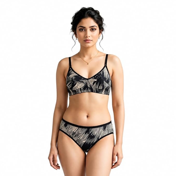 Image of Love Maker Bra Panty Set for Women | Beautiful Lingerie Set for Women for Honeymoon | Net Lace Lingerie Set | Panty Bra for Daily use | Sexy Look for Special Days Lingerie Sets.