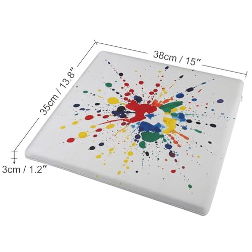 Coussin de sol de méditation en mousse à mémoire de forme et motif imprimé abstrait - 3