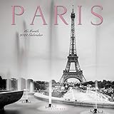 Graphique Paris Wall Calendar, 16-Month 2022 Wall Calendar with Historic French Landmark...