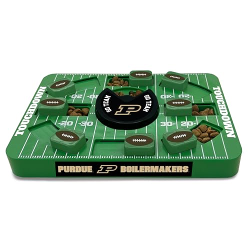 Pets First NCAA Purdue Large Puzzle Toy - Interactive Dog Treat Toy, New Size, Slow Feeding