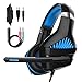 Produktbild Laxus Gaming Headset für PS4 PC, LED Licht Crystal Clarity Sound Professional Kopfhörer mit Mikrofon für Laptop Mac Handy Tablet