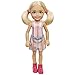 Barbie Chelsea Doll (6-inch Blonde) Wearing Skirt with Striped Print and Pink Boots, Gift for 3 to 7 Year Olds