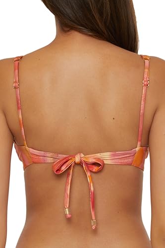 BECCA Womens Solar Energy Knot Bra Bikini Top, Adjustable, Tie Back, Swimwear Separates for Women3