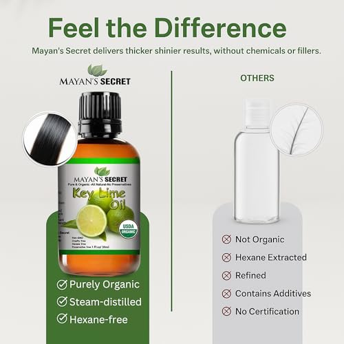 Aceite esencial orgánico de lima clave Mayan's Secret 1oz miniatura 5