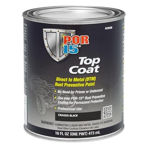 POR-15 Top Coat Paint, Chassis Black Cover