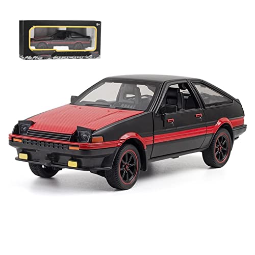 にとって T&oyotaAE861/24頭文字D合金車モデル装飾シミュレーション車両用サウンドライト付き子供用ギフト用おもちゃプルバック CENUHE (色 : Red With BoxF) にとって T&oyotaAE861/24頭文字D合金車モデル装飾シミュレーション車両用サウンドライト付き子供用ギフト用おもちゃプルバック CENUHE (色 : Red With BoxF)
