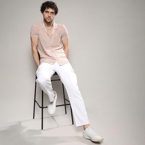 Campus Sutra Men's Polyester Regular Fit Shirt