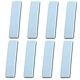 Selbstklebend Teflongleiter INTVN 8 PTFE-Gleiter Rechteckig Stuhlgleiter Stuhlgleiter Rollen für Stühle, Tische und auch Kleiderschränke 25*100mm
