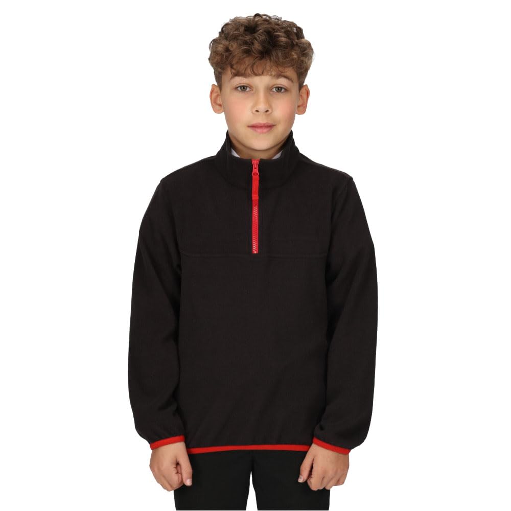Regatta Professional Kids’ Micro School Fleece - Black Size 11-12 Years