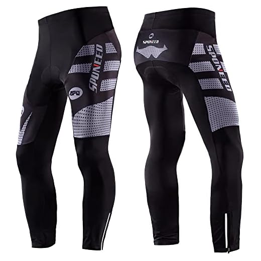 4D Gel Padded Bicycle Pants Stretchy Biking Gear Gray 3XL