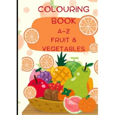 A-Z Fruit and Vegetables colouring book