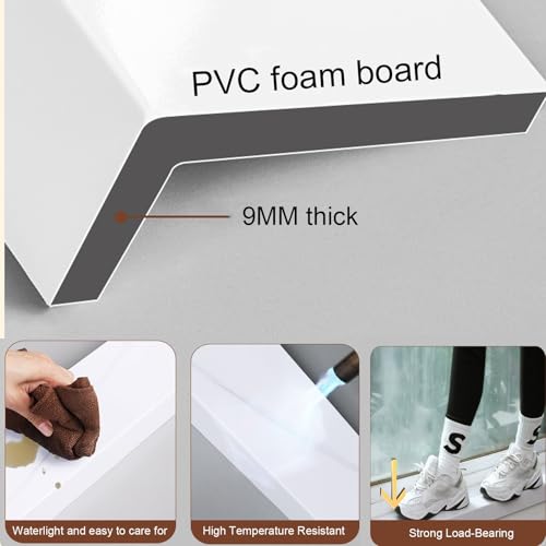 Protector de umbral de PVC impermeable efecto madera 160x15 cm 4