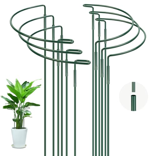 OFFCUP Estacas Soportes para Plantas, 6PCS 20x35cm Tutor