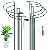 OFFCUP Tuteurs pour Plantes, 6PCS 20*35CM Vert Support de Plante de Jardin