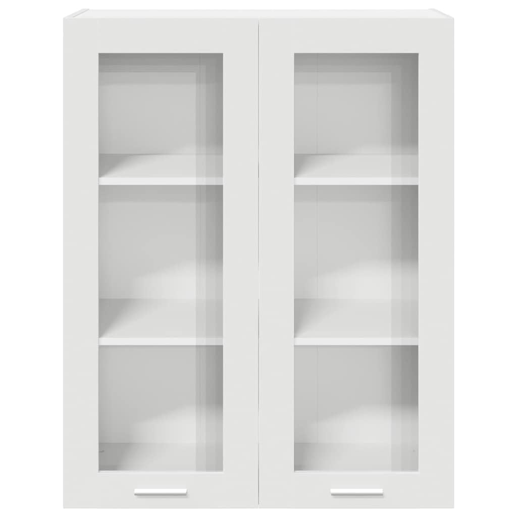 vidaXL Hängeschrank mit Speicher Weiß 80 x 31 x 100 cm Holzwerkstoff, Moderne Küchenschränke, rechteckig, viel Stauraum, langlebige Materialien, Coole Lösungen für Deine Wohnung