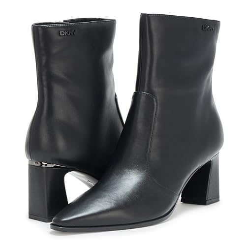 DKNY Women's Sunny Evening Slip on Heeled Bootie Fashion Boot3