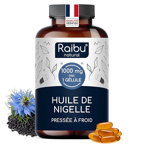 Huile de Nigelle 1000 mg, 180 Gélules