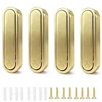 XZWEAHG 4PCS Folding Coat Hooks,Gold Wall Hooks for Hanging – 4 Folding Coat Hooks, Flip Down Heavy Duty Hooks Robe Hook Wall Mounted for Clothes, Towels, Hats & More