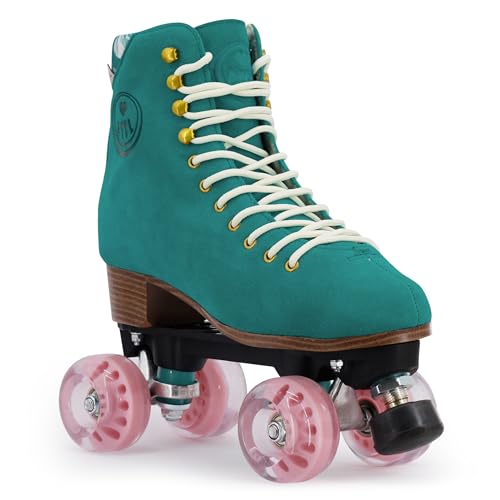 BTFL Pro Roller Skates for Women & Men with Height Adjustable stoppers - Ideal for Rink, Artistic and Rhythmic Skating (Liam, US Women´s: 11 / US Men´s: 9,5) BTFL Pro Roller Skates for Women & Men with Height Adjustable stoppers - Ideal for Rink, Artistic and Rhythmic Skating (Liam, US Women´s: 11 / US Men´s: 9,5)