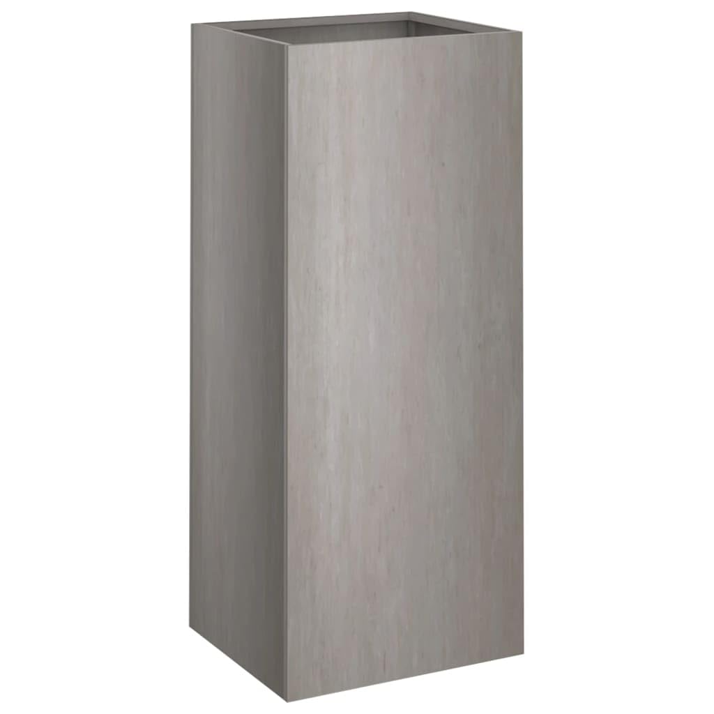 vidaXL Jardinera de Acero corten 32x29x75 cm, Maceta, arriate Elevado, Soporte para macetas, macetero, bancal Elevado, Soporte para Plantas