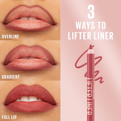 Image of Maybelline Lifter Liner Lip Liner Pencil with Hyaluronic Acid, Peaking (Pack of 2)