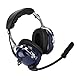 Yusat General Aviation Headset, Dual Plug Pilot Kopfhörer, 3,5 mm Rauschunterdrückung Headset Piloten
