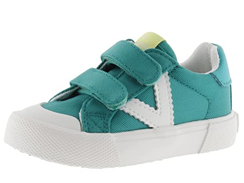 victoria Girls Tribu Tiras Nylon Sneakers, Agua,11 M US