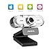 papalook Webcam 1080P, PA452 Pro Cámara Web de Alta Definición con Micrófono,...