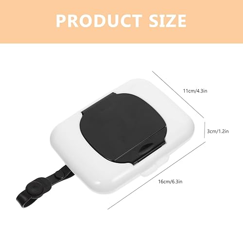 Miniatura 7 de Healifty Dispensador de toallitas para bebé, dispensador de toallitas para bebé, cochecito de viaje al aire libre, caja de toallitas húmedas,
