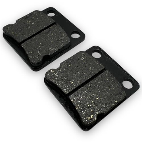 Red Circles Square SDG Rear Pit Bike Brake Pads – Single Piston Calipers, 41mm Wide, 28mm Mounting Hole Centres – Fits Stomp, WPB, M2R, Kurz – Email for Compatibility Help