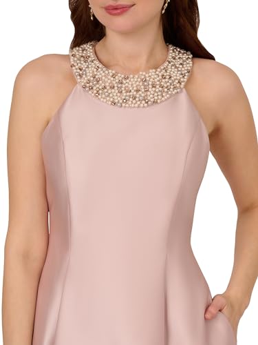 Adrianna Papell Women's Mikado Halter Dress2