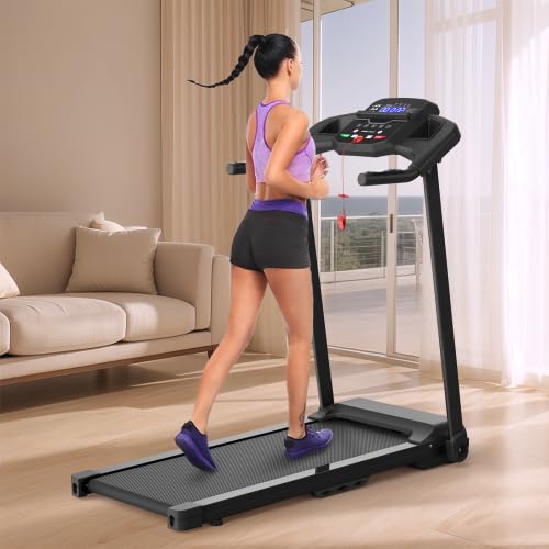 Image of Walking Pad Treadmill Foldable Portable | 2.5HP 265LBS Capacity Quiet Design | Space-Saving Adjustable Incline | Upgraded Features Home Walking Running
