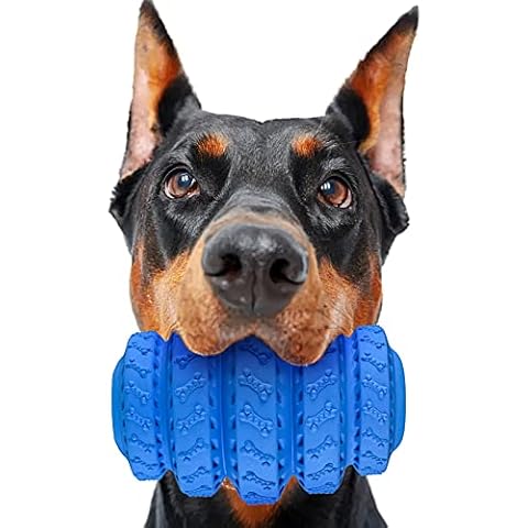 Dog Toy, Indestructible Chew Toy for Large Medium Dogs Interactive Dogs Toy Durable (Blue) Cover