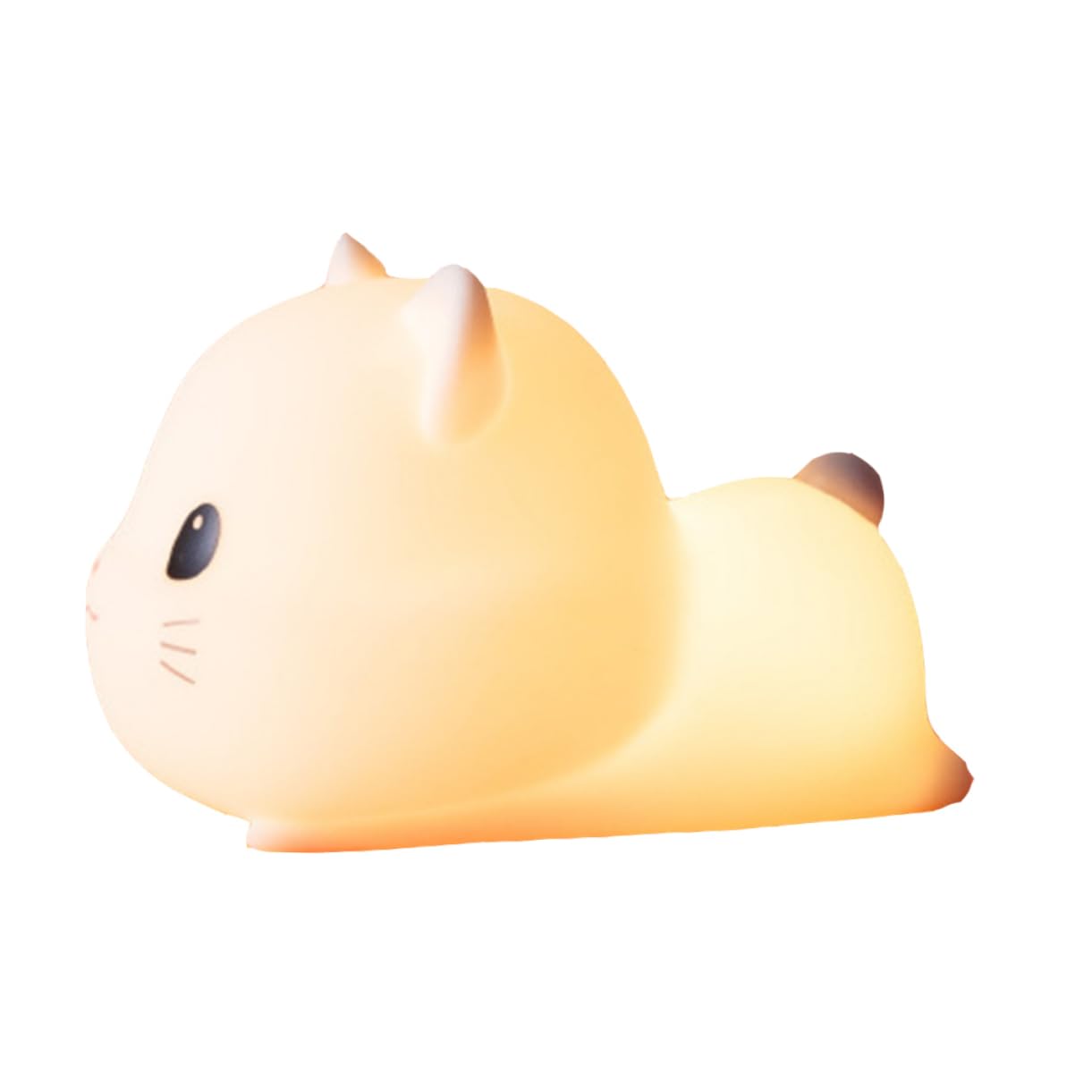 Veemoon 1pezzi Lampada da Notte Forma di Gatto Decorativa USB Luce Notturna per Stanza Design Ergonomico e Resistente