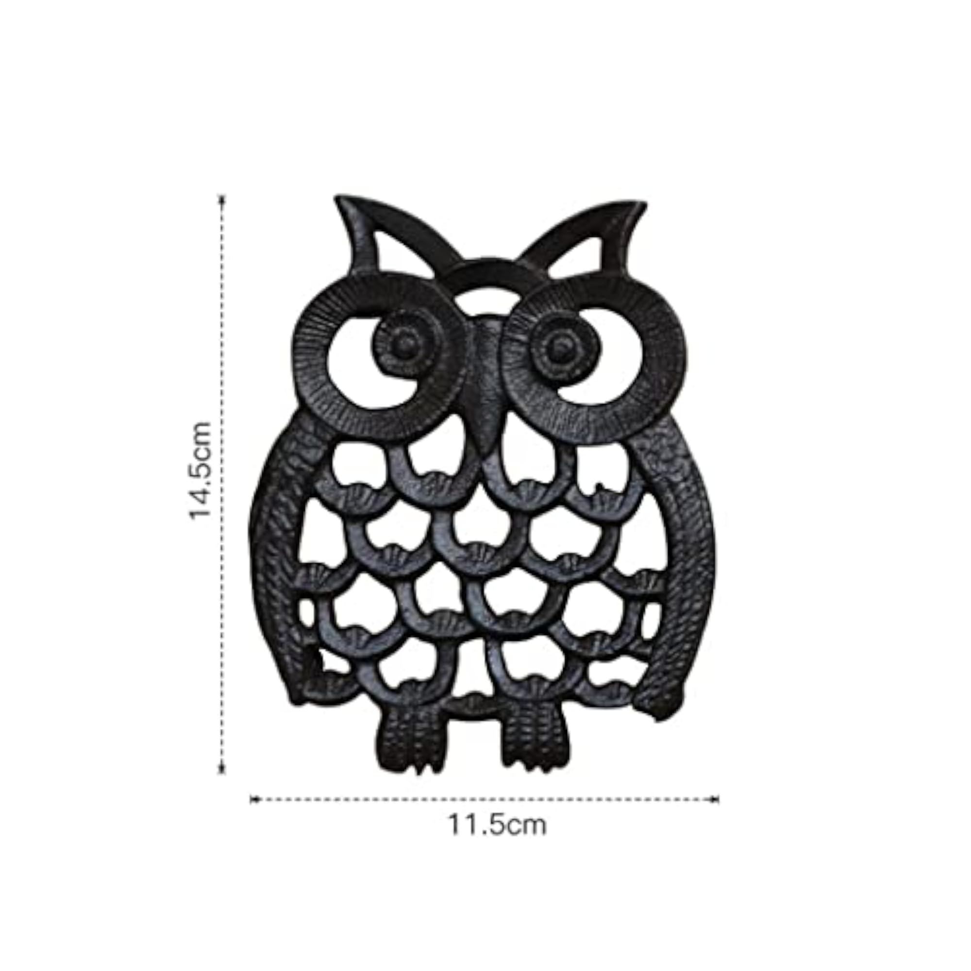 Teapot Trivet Raised Base Owl Fish Fruits Placemat, Dining Decor