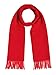 Luxury 100% Pure Baby Alpaca Scarf, for Men and Women - A Great Gift Idea in Many Colors (Red)