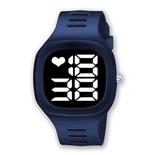 Venner Square Digital LED Watch, With Black Digital Dial, Blue Color Strap , For Boys , Man , Kid, Child