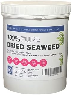 Ourons Seaweed For Dogs 500g Tub of Dried Kelp