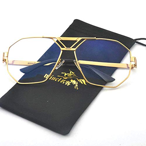 mincl/ 2021 Fashion Style Square transparent Sunglasses Unisex Vintage Oversized Glasses2