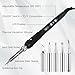 60W LED Digital Soldering Iron Heat Set Insert Tool, Adjustable Temperature Soldering Tool with 5 Soldering Tips and 7 Heat Set Insert Tips，M2.5-M8 Threaded Insert