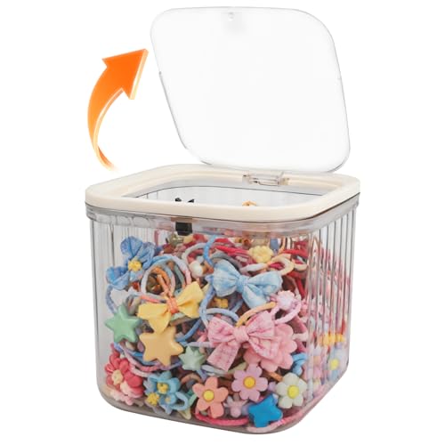 THMINS Hair Accessories Organizer for Girls, Plastic Storage Box