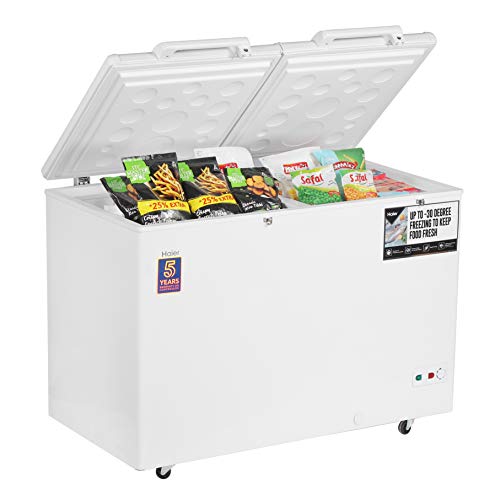 Image of Haier - Double Door Hard Top HCC 400HC, 379 liters, Convertible,White