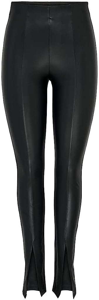 Legging en cuir véritable illusion ONLY Onlpapaya coupe ajustée chic