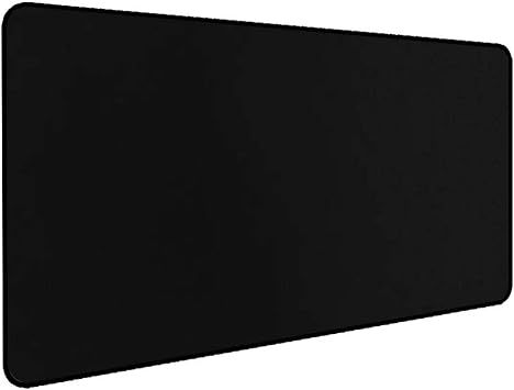 Mouse mat/Large Mouse Pad 600x300x3 mm | XL mousepad | desk mat/Gaming Mouse pad | improved precision and speed | rubber base for stable grip on smooth surfaces | table pad(60x30 Black)